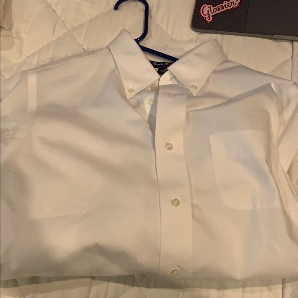 White Brooks brothers button down